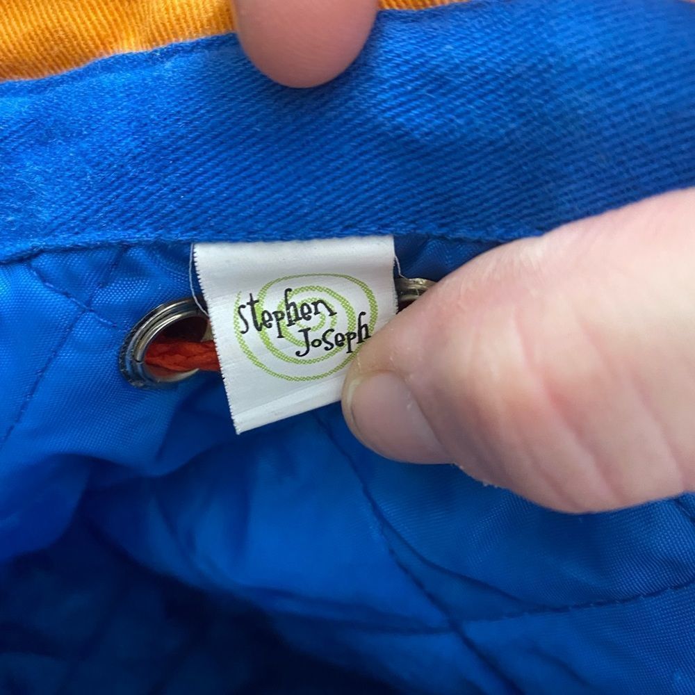 STEPHEN Joseph Firetruck Drawstring Backpack - Picture 6 of 6